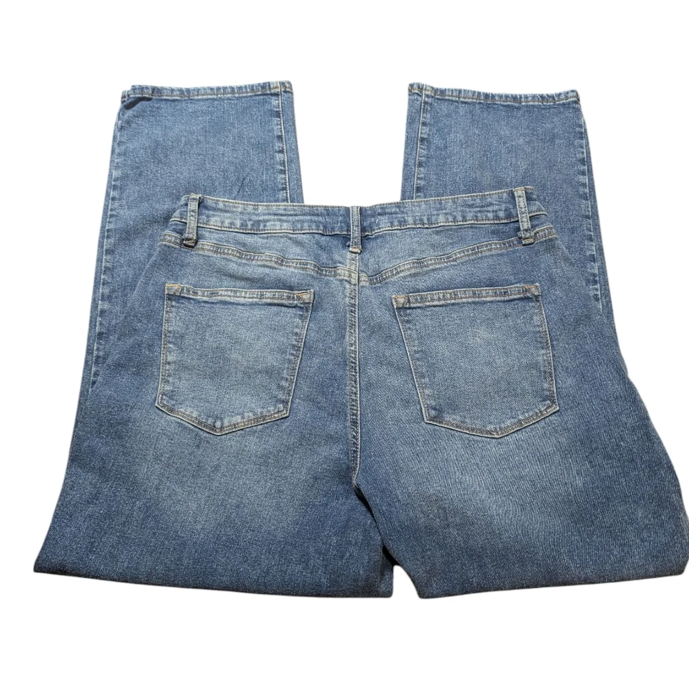 Sonoma High Rise Straight Stretch Blue Jeans Size 14